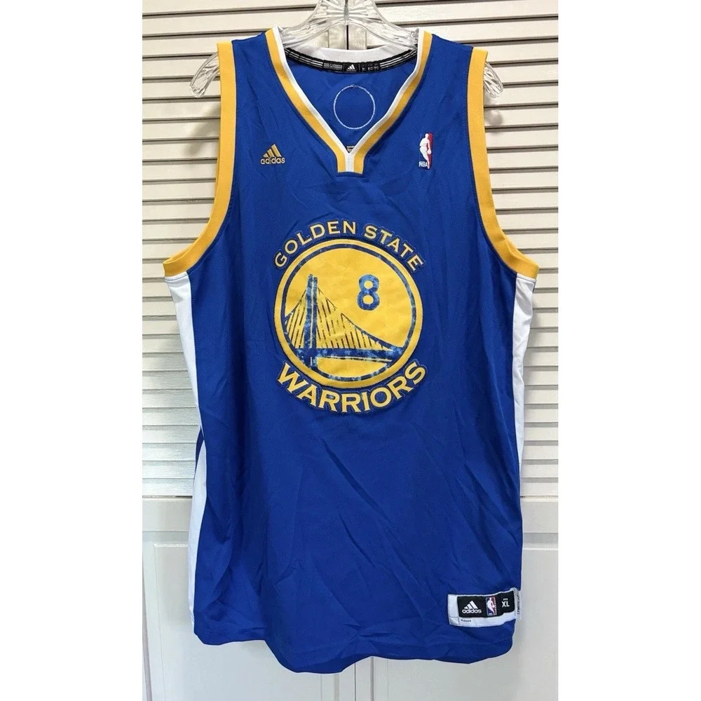 Adidas NBA Golden State Warriors Jersey Tank Sz XL #8 Ellis Embroidered Bsktball
